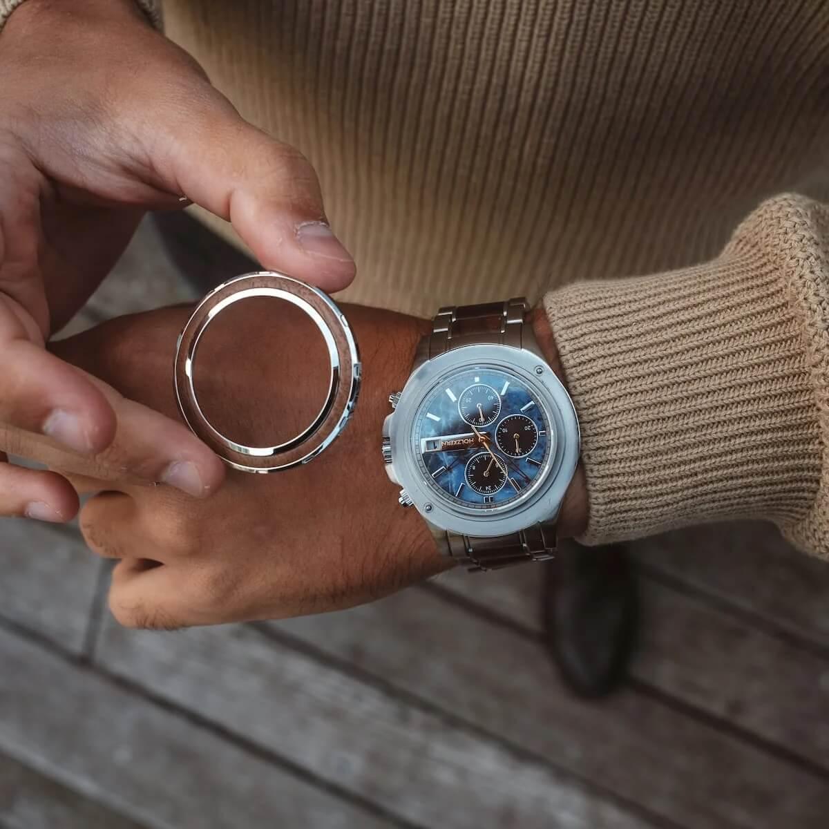 HOLZKERN | Koh Mak Sundown Herren Solar Chronograph
